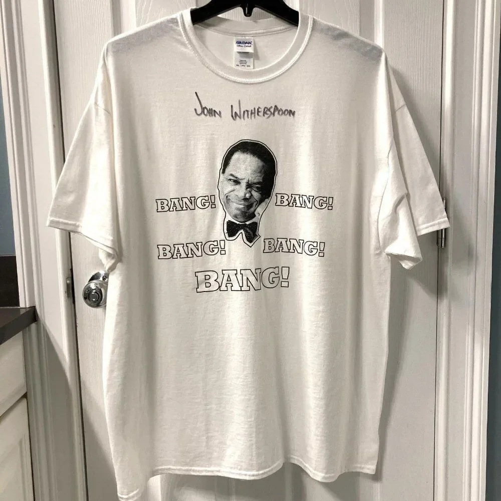 Vintage John Witherspoon Autographed BANG! Retro T-Shirt 2XL